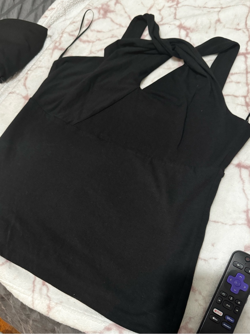 Banana Republic Black Twist-Front Camisole